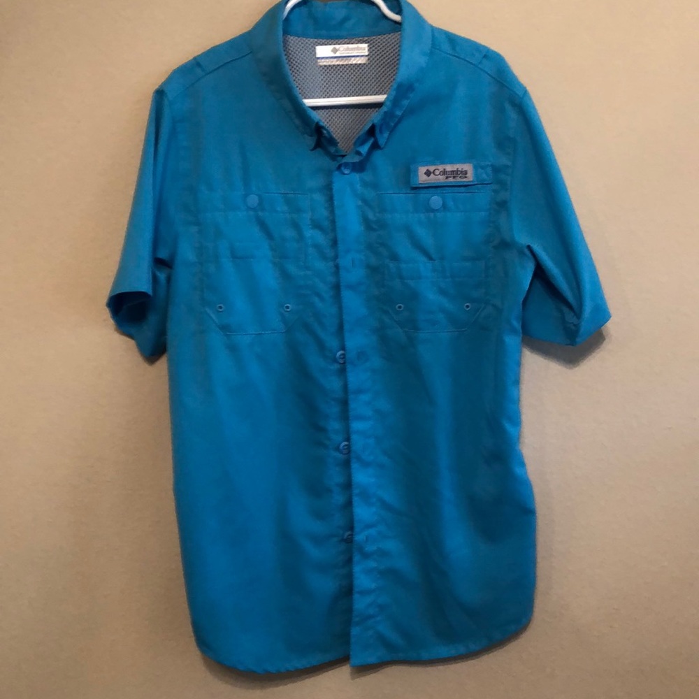 Boys Columbia PFG Outdoors button-up shirt